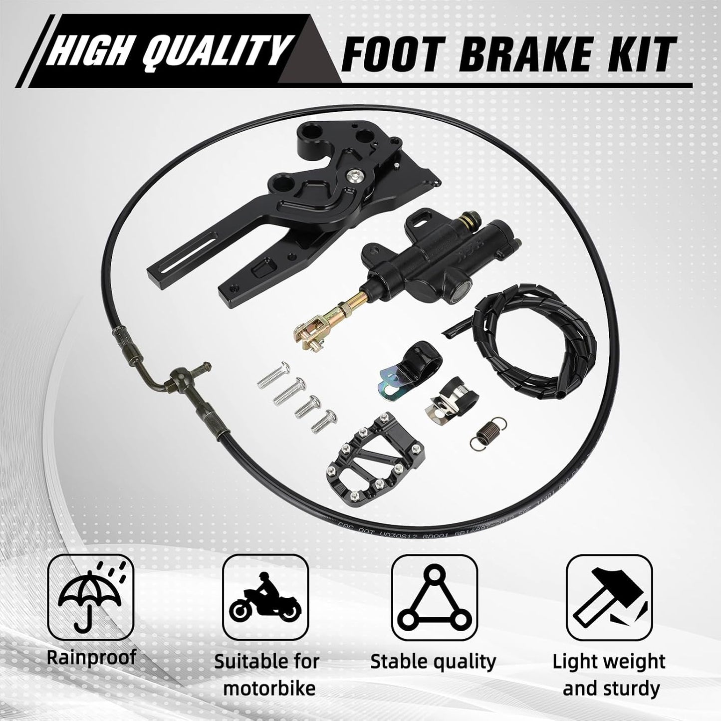 Hydraulic Foot Brake Upgrade Kit™