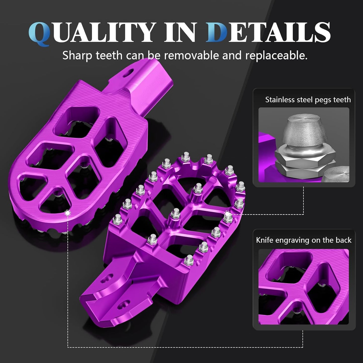 Premium Electric Dirt Bike Foot Pegs™