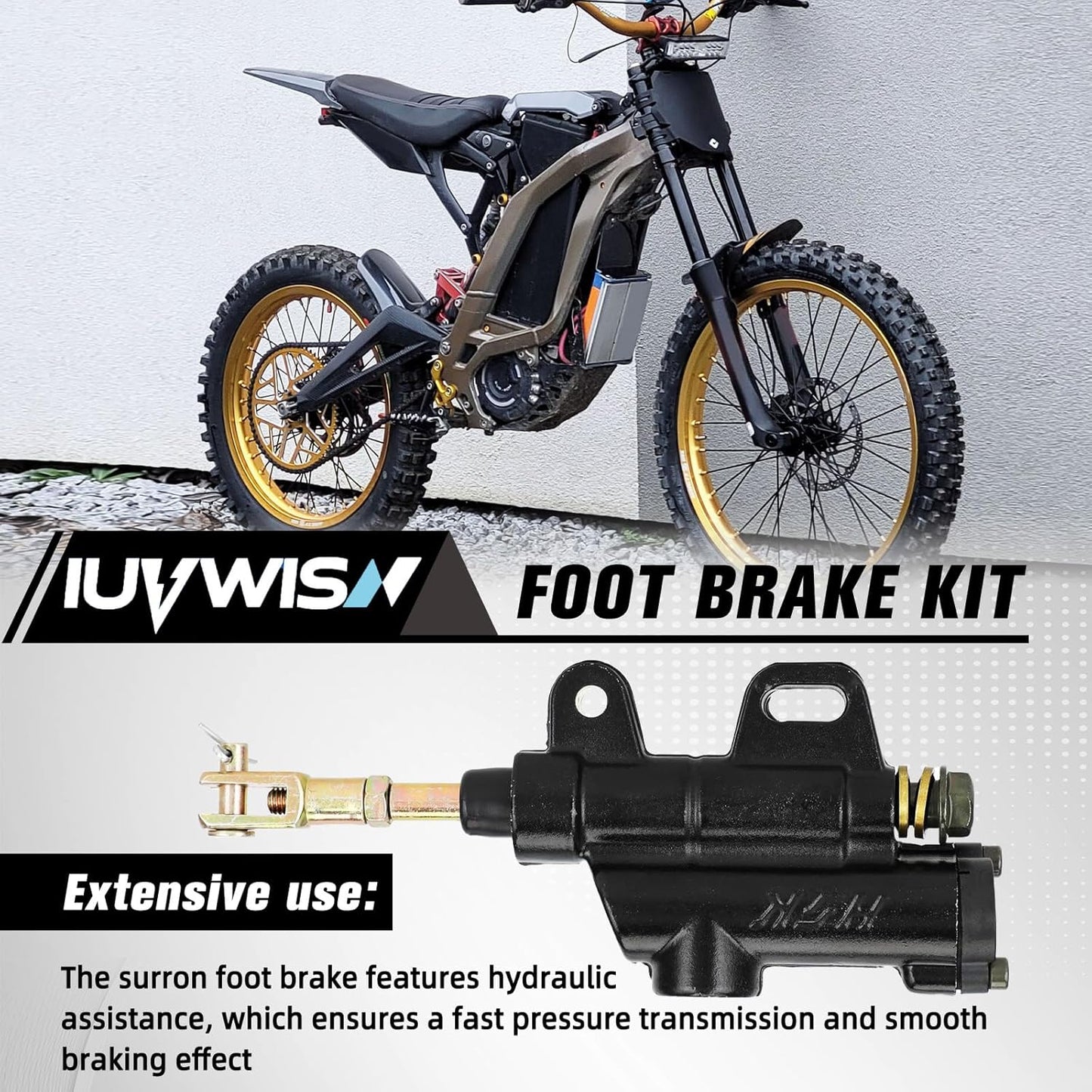 Hydraulic Foot Brake Upgrade Kit™